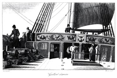 Aftercastle of the Frigate Méduse by Ambroise Louis Garneray